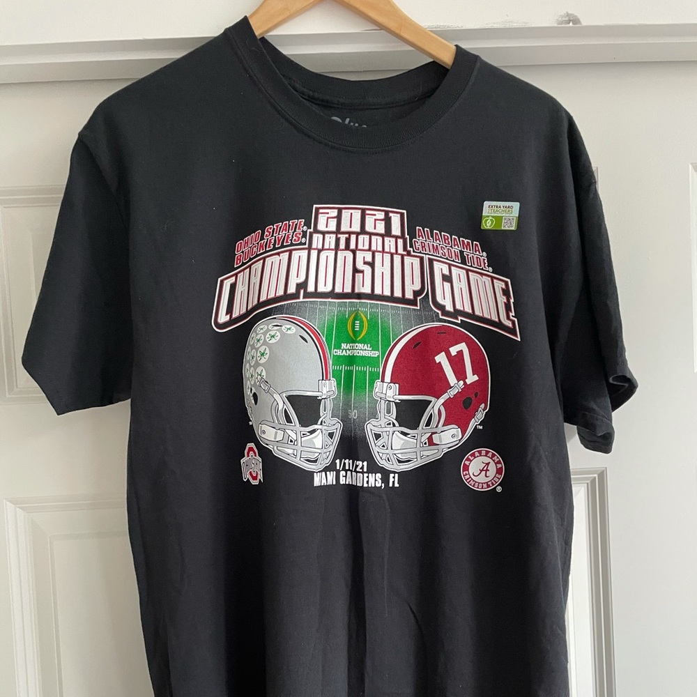 Alabama Ohio State national championship Tee 2021